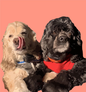 Custom Pet Digital Art File - Via Email | Pets to Prints.